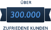 Über 300.000 zufriedene Kunden